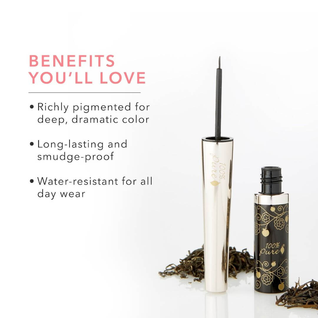 100 Pure Liquid Eyeliner Benefits