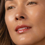 Fitglow lip serum juice on model