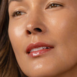 Fitglow lip serum juice on model