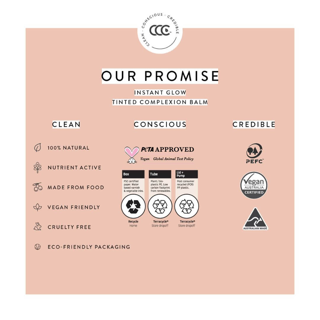 Instant glow tinted complexion balm ingredients