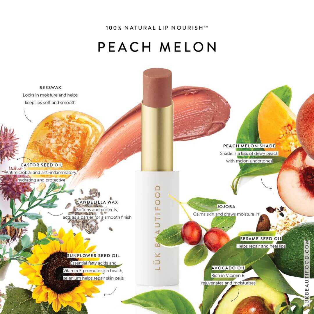 apricot sheer lipstick peach melon