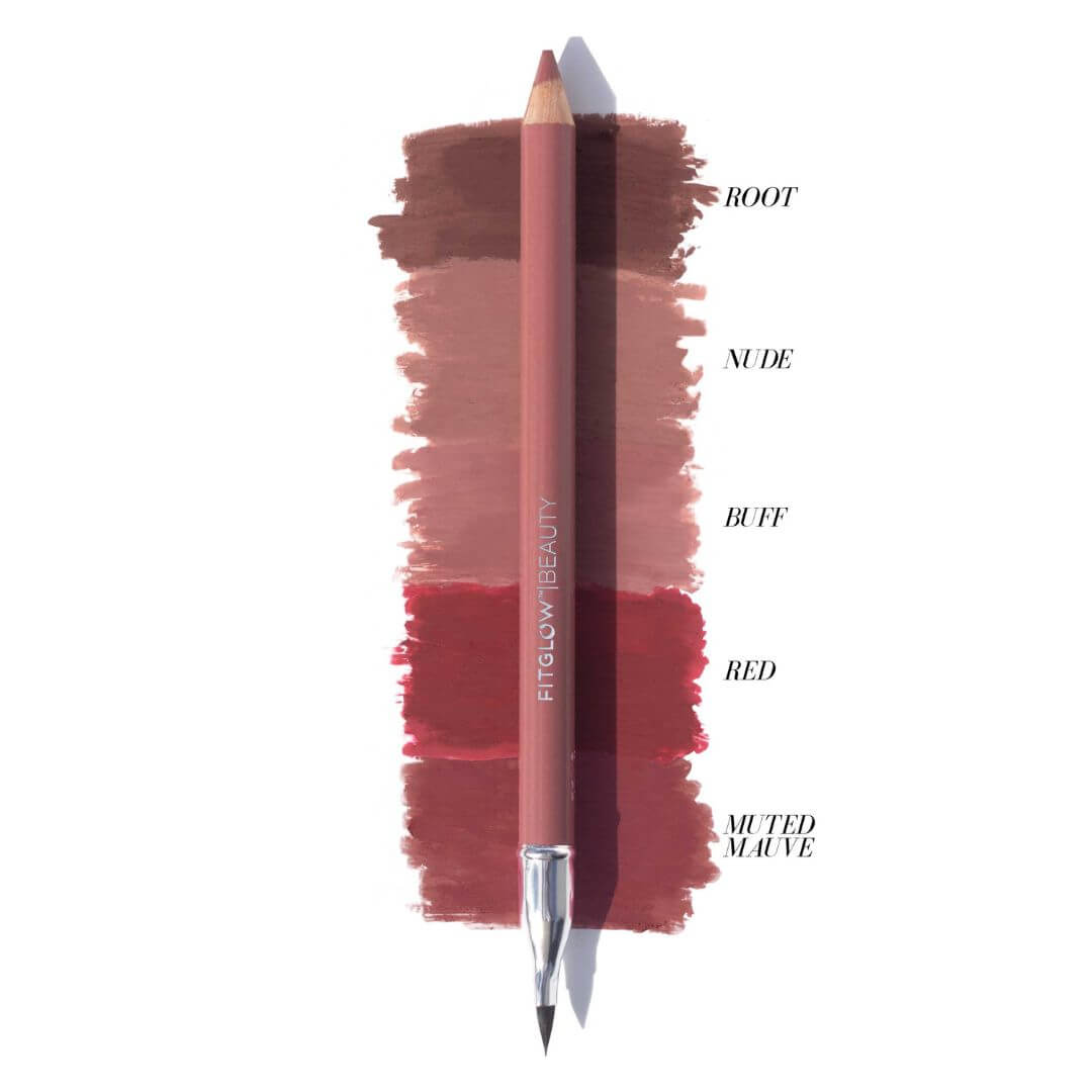Fitglow beauty lip liner swatches