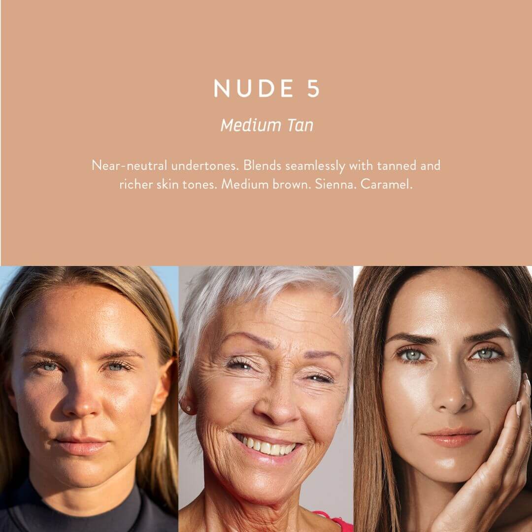 Luk Beautifood Skin tint shade guide nude 5