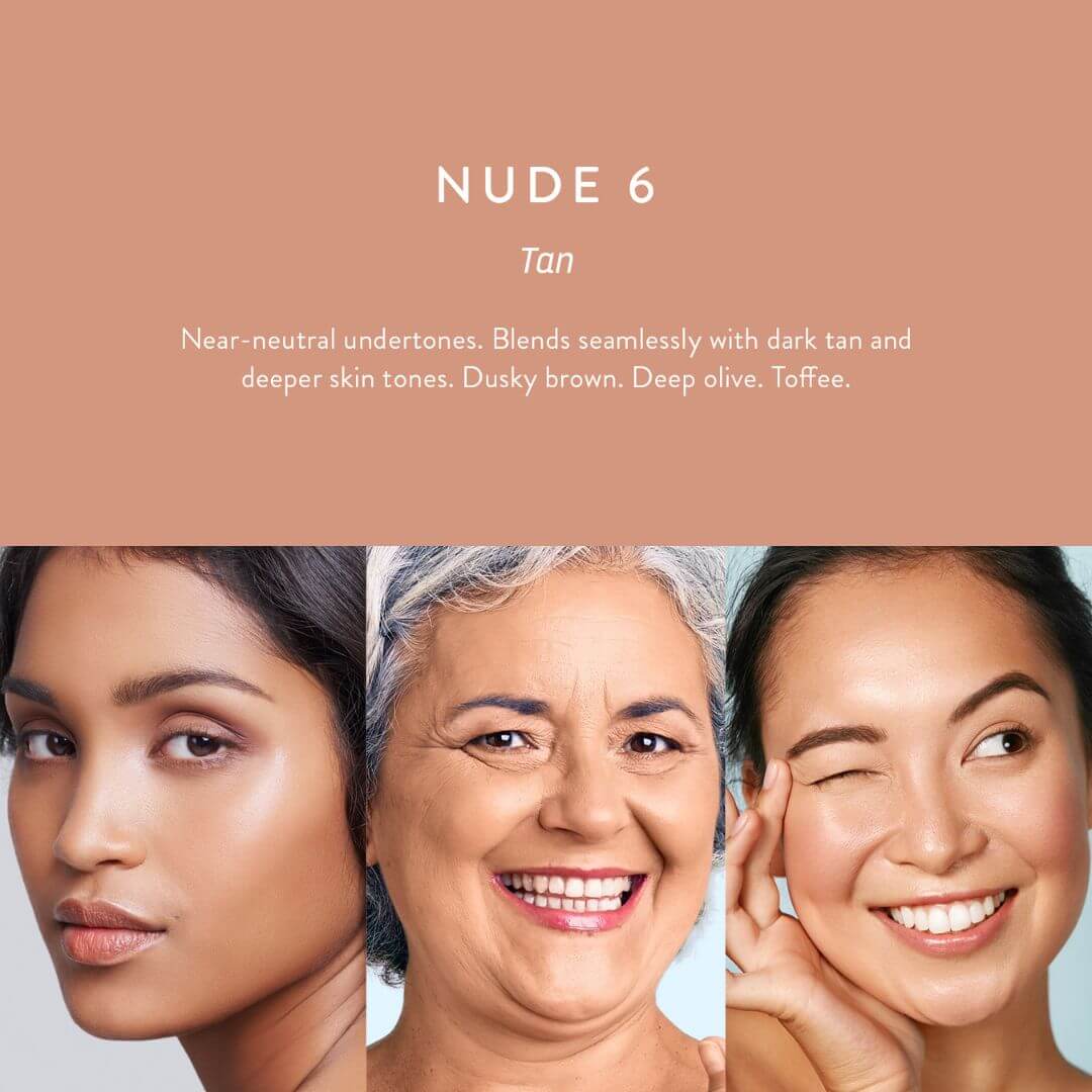 Luk Beautifood Skin tint tan shade guide