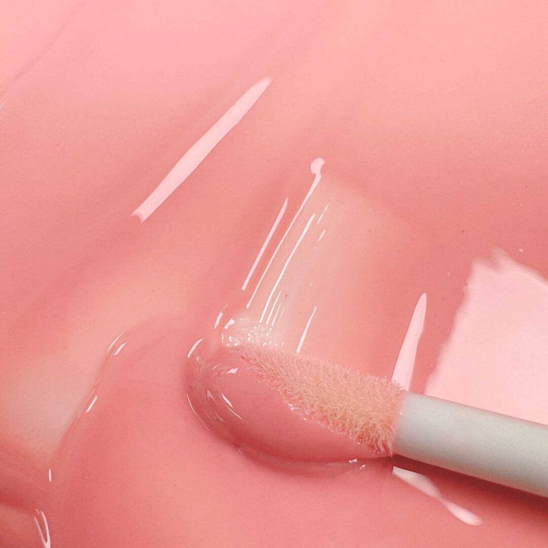 Pink lip gloss Fitglow lip serum Go