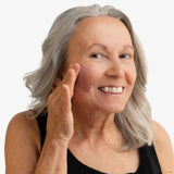 withSimplicity rejuvenating clay mask on model