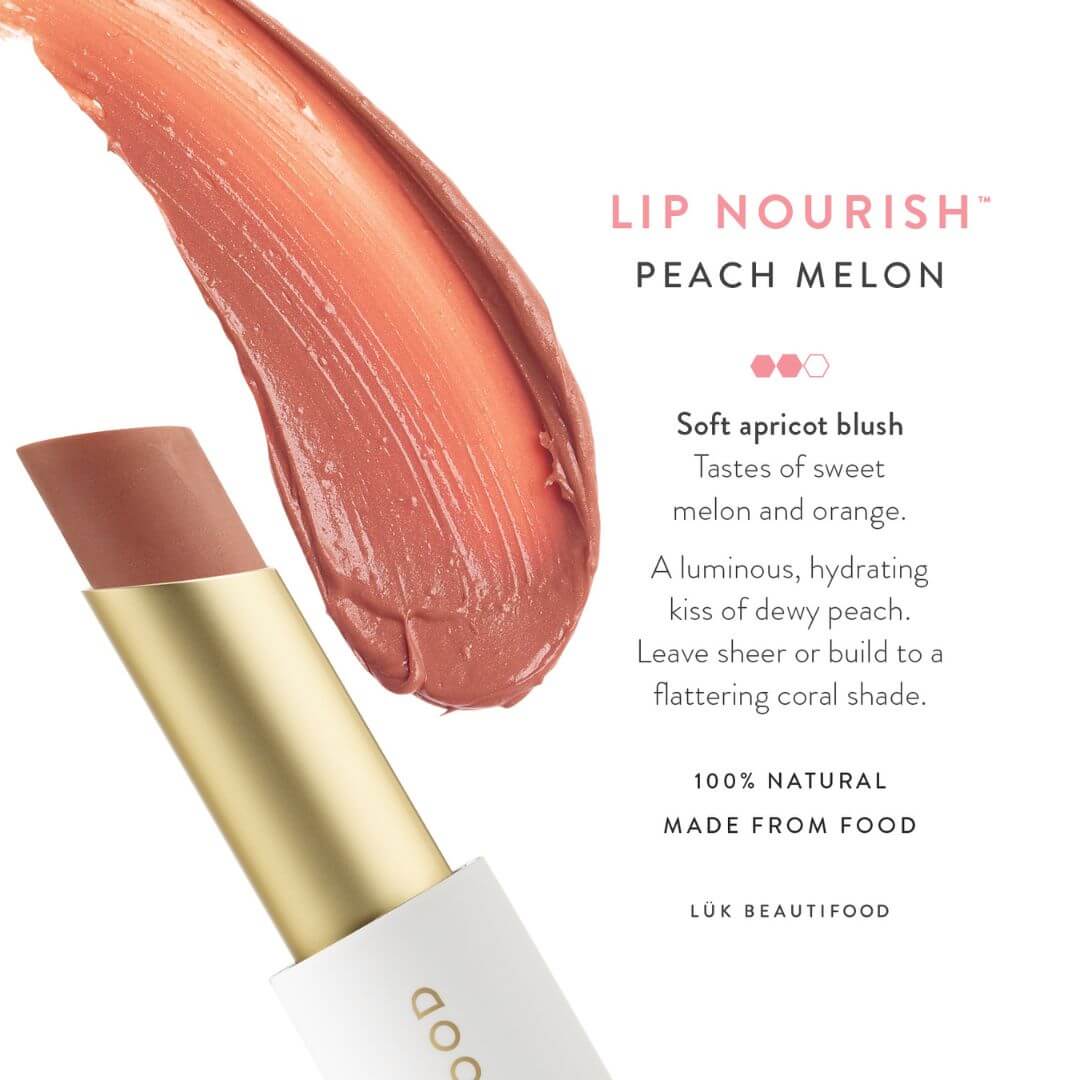 sheer peach lipstick luk beautifood