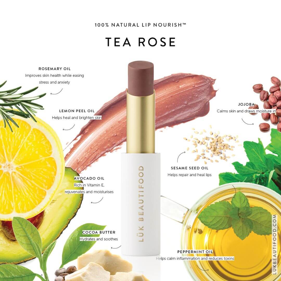 Tea Rose Lip Nourish Lipstick - LUK