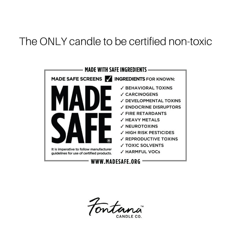 Certified non toxic candles