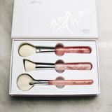 Mount Lai Rose Quartz Crystal Makeup Brush Set