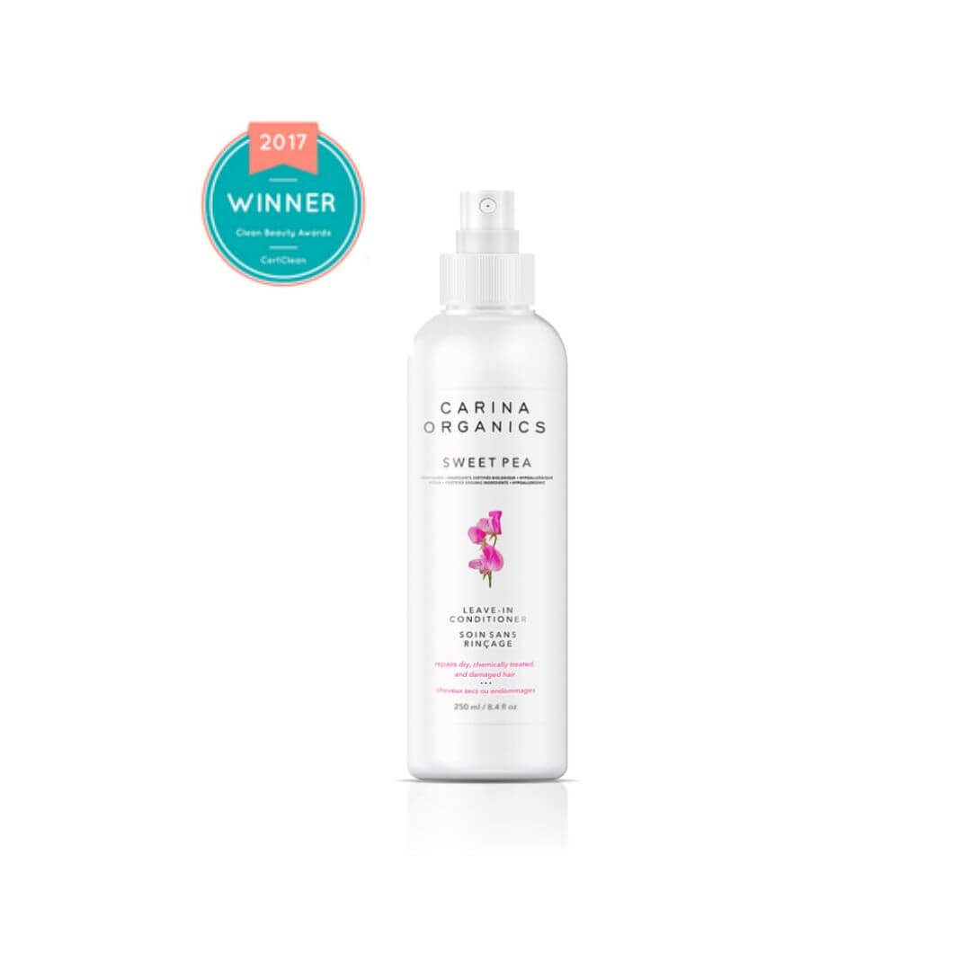 Carina Organics Sweet Pea Leave- in conditioner - best hair treatment award