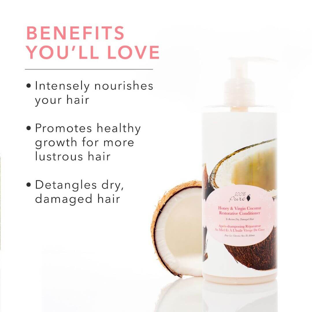 100 Pure Honey Coconut Conditioner Benefits
