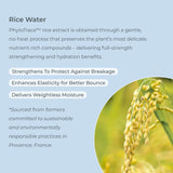 Benefits of rice water in evolvh hair products for curly hair