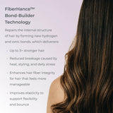 Benefits of FiberHance Bond-Builder Technology in Evolvh Smartvolume leave in conditioner