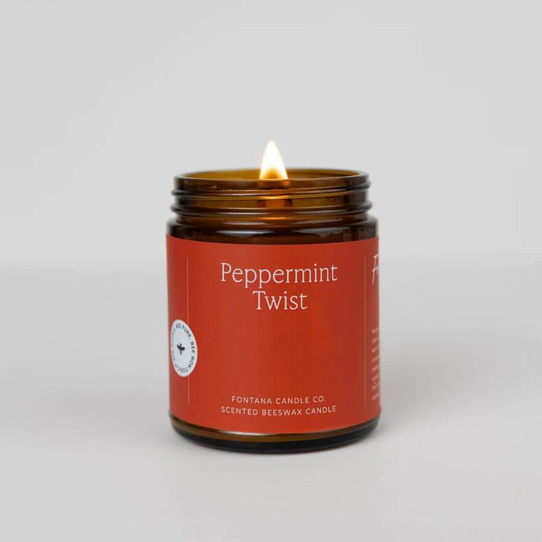 Fontana Candle Peppermint Candle