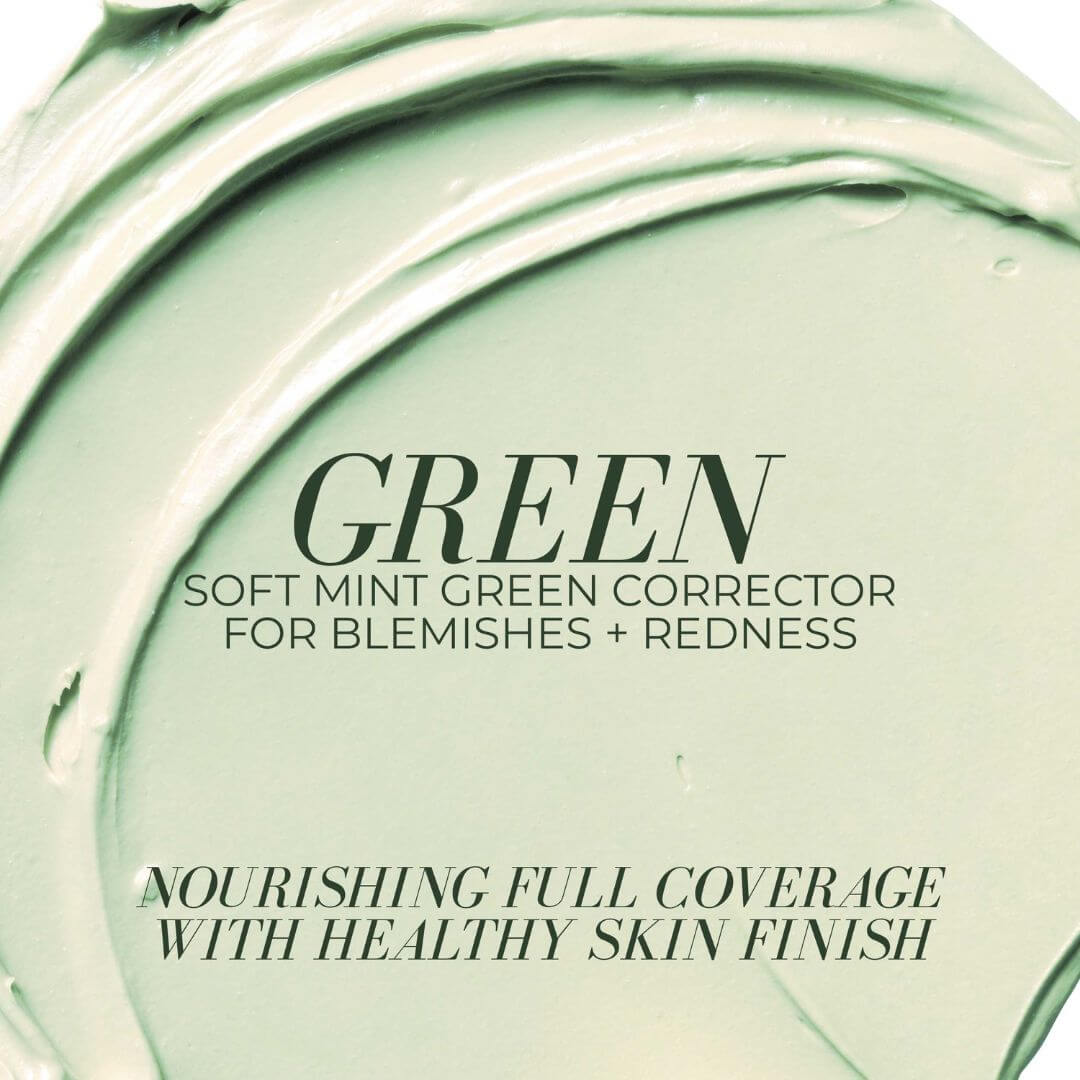 Green concealer for redness and blemishes