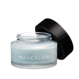 MAHEALANI moonlit glow balm jar with black lid on a white background