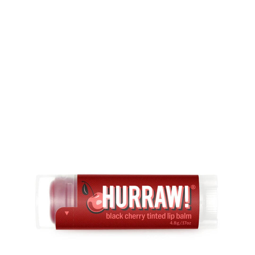Hurraw Black Cherry Tinted Lip Balm