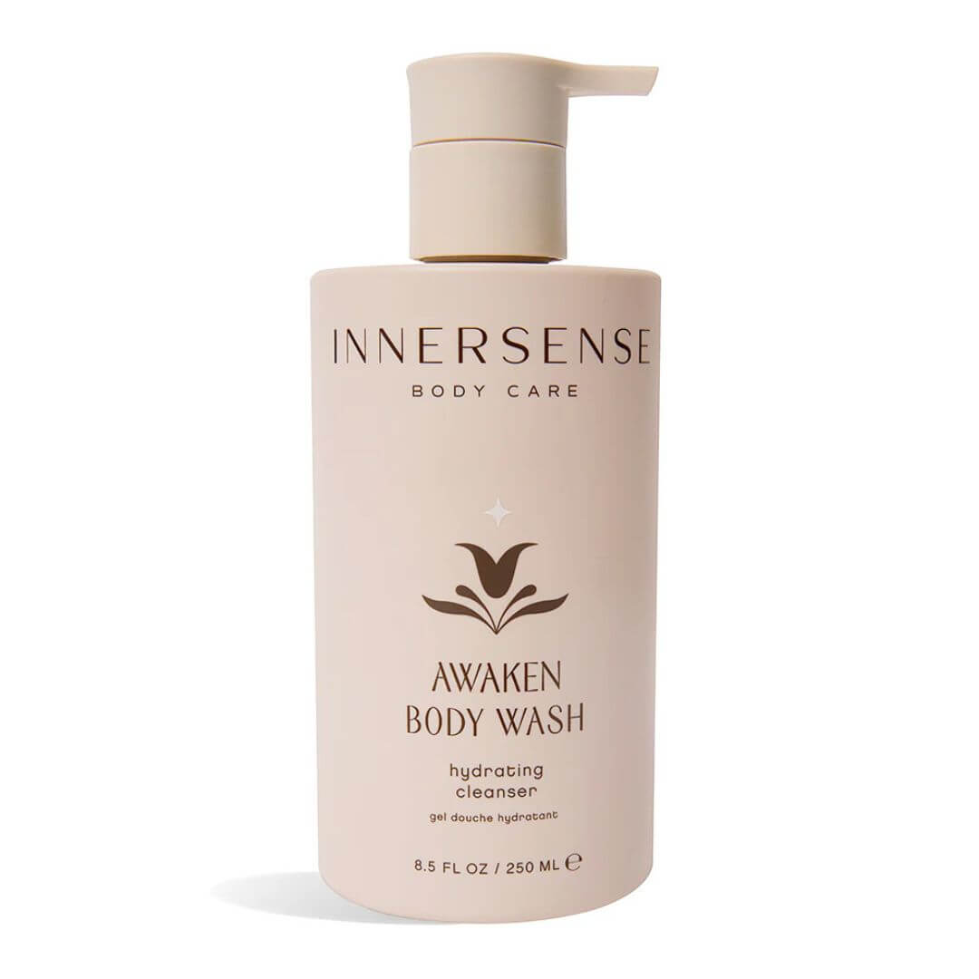 Innersense Body Care Awaken Body Wash bottle on a white background