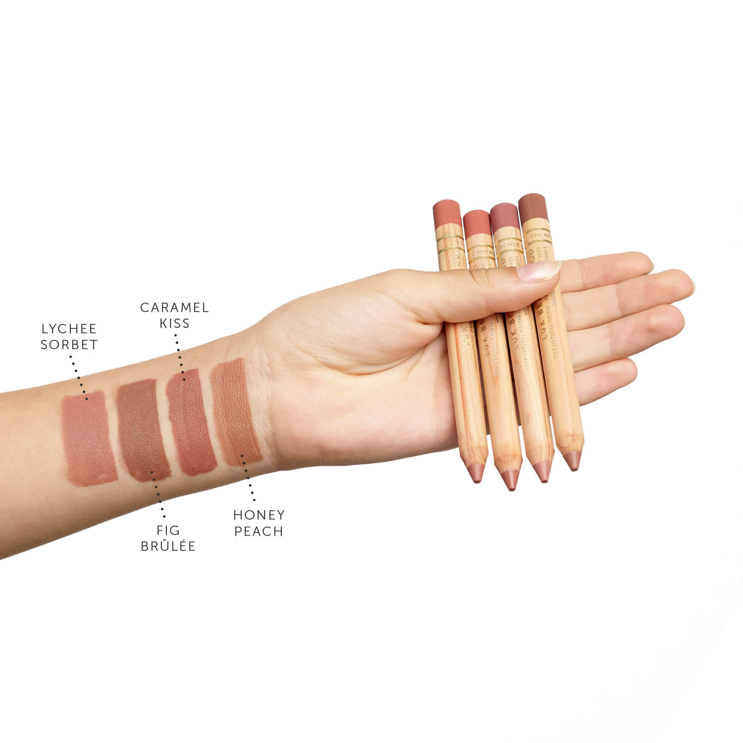 Luk Beautifood Lipstick Crayon Swatches