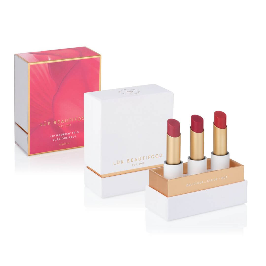 Luk Beautifood Red Lipstick Set