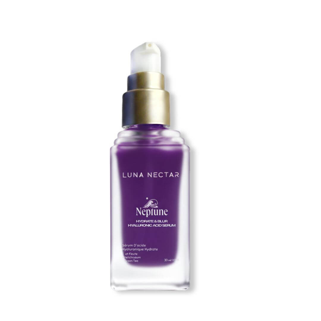 Luna Nectar Nepture 
serum bottle on a white background