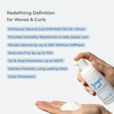 Sculpting foam for curly hair