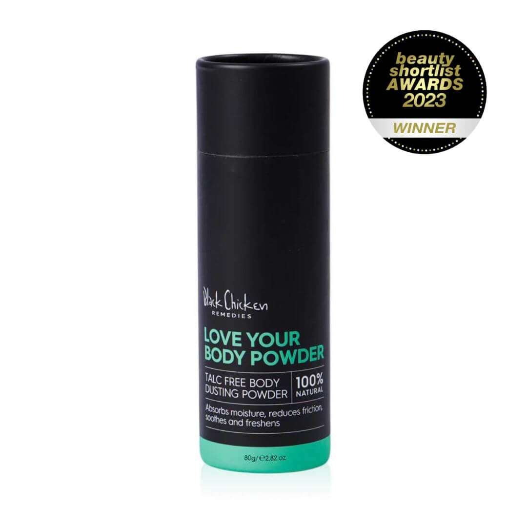 talc free body powder for men and women