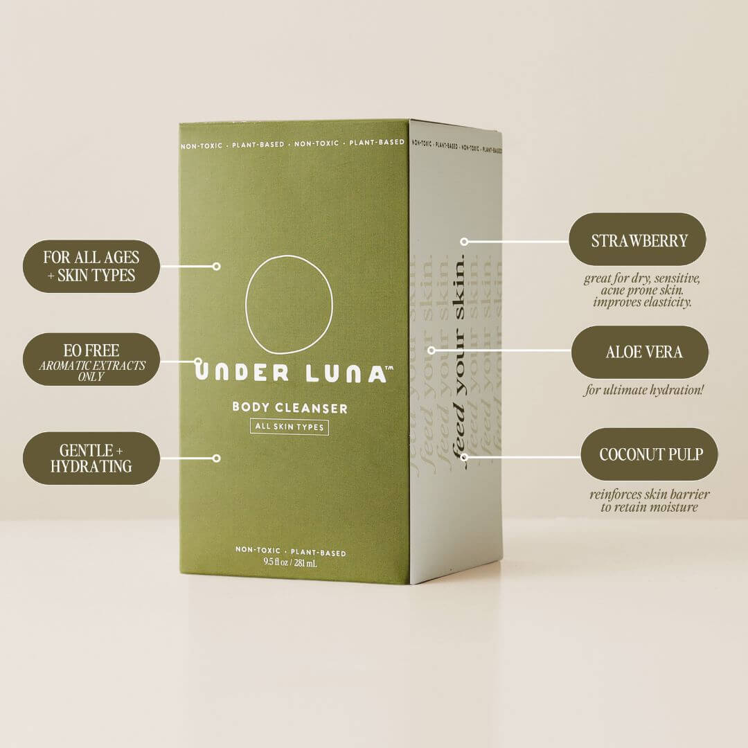 Under Luna body wash benefits