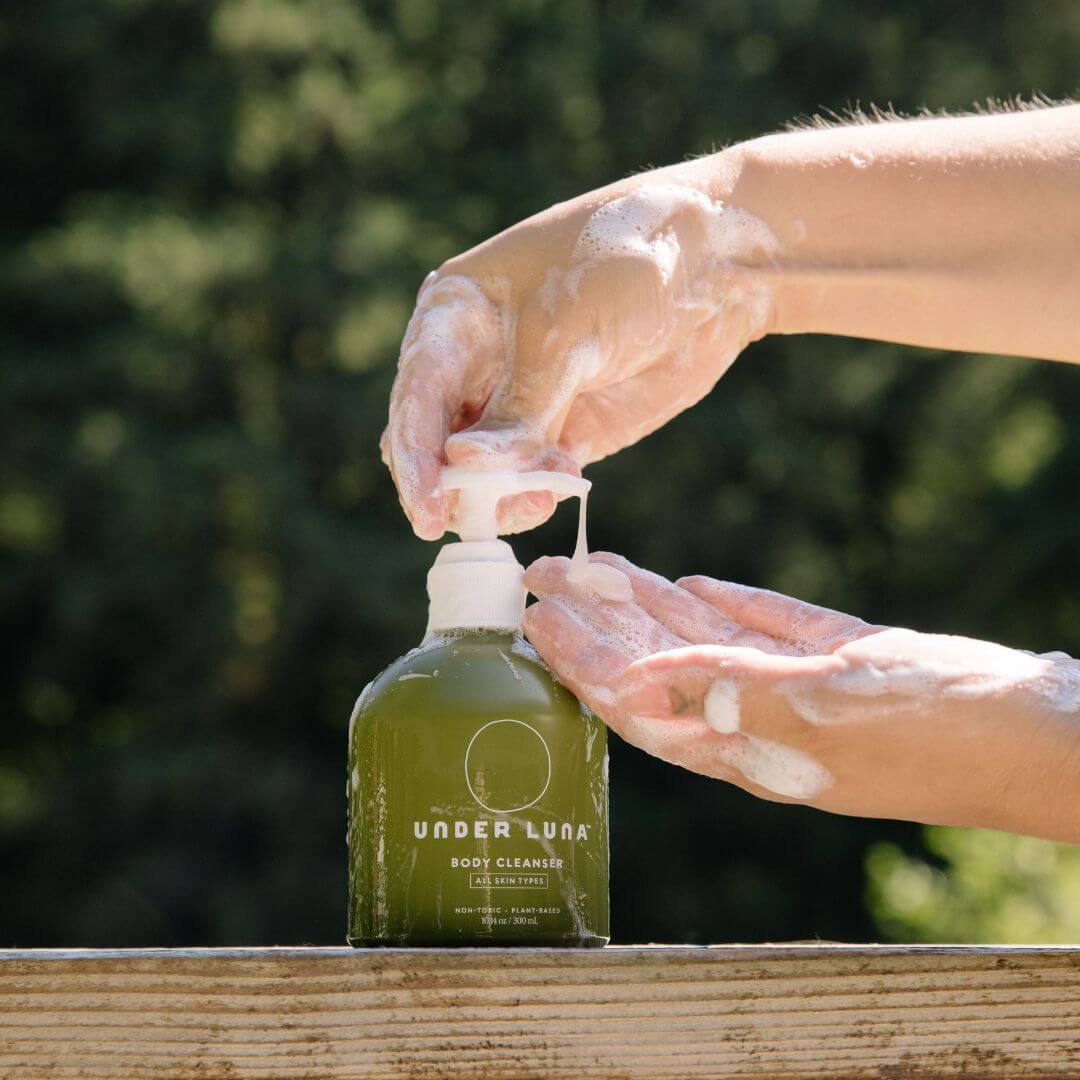 Under Luna body wash texture