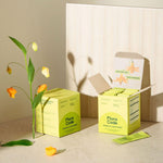 Flora Code supplement boxes with a flower on a neutral background
