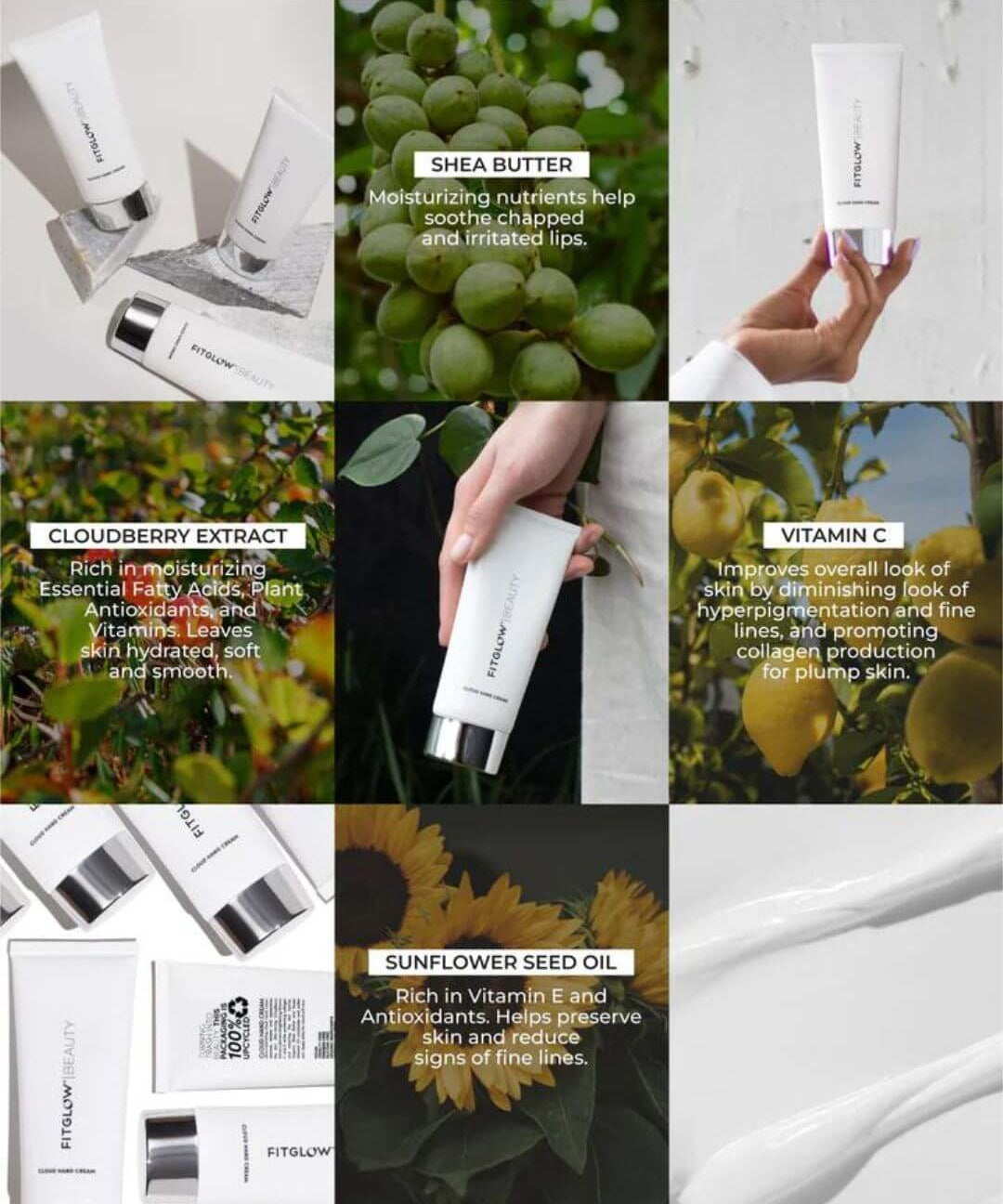 Fitglow Hand Cream Ingredients