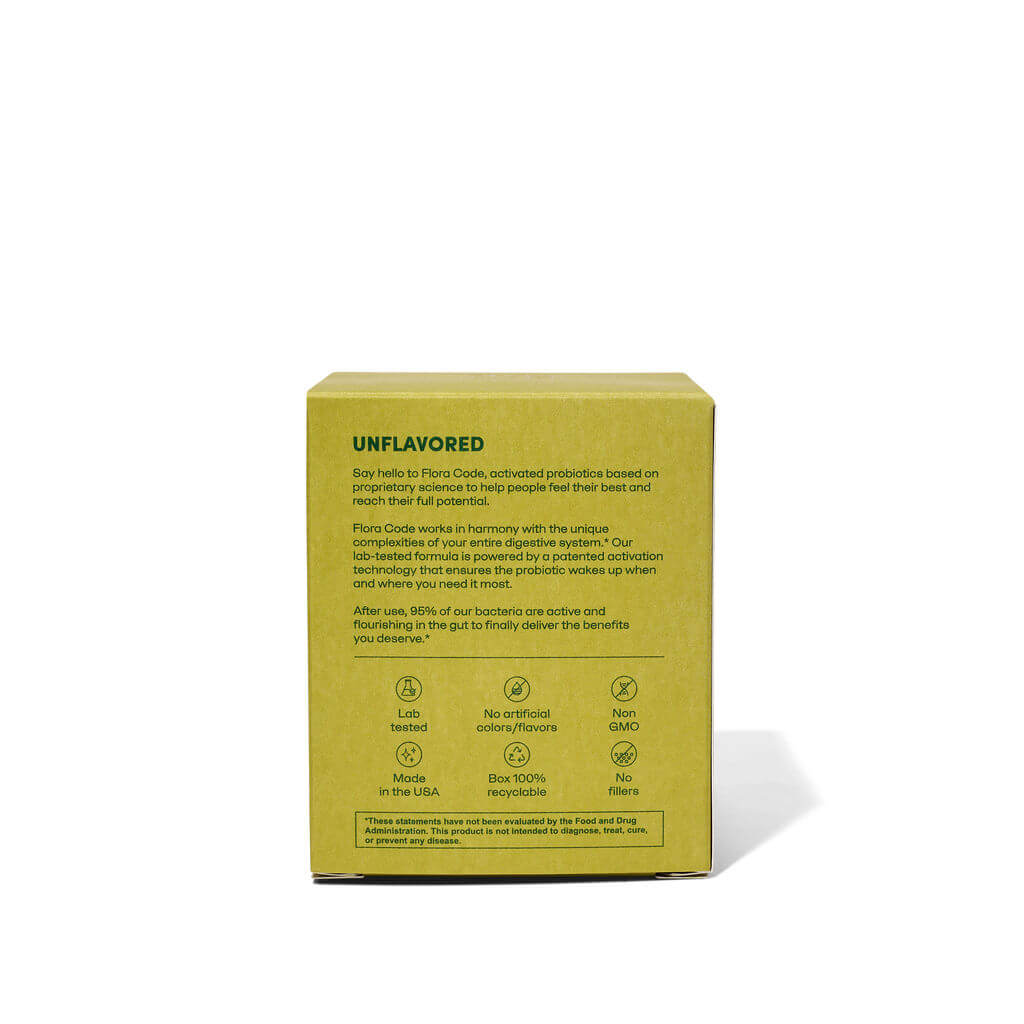 Flora Code Unflavored probiotic benefits