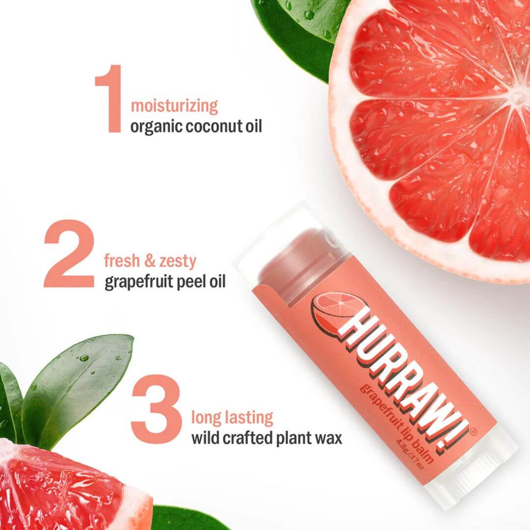 Grapefruit flavored lip balm benefits