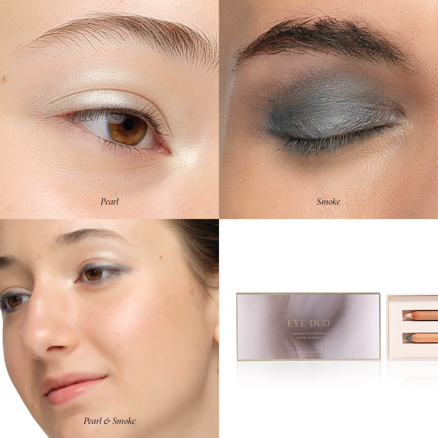 Luk smoky eyeshadow on model