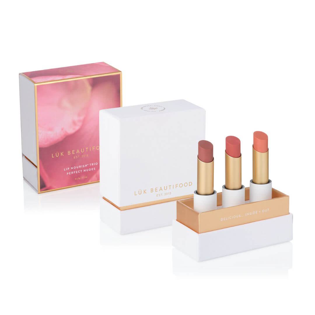 Luk Beautifood Nude Lipstick Set