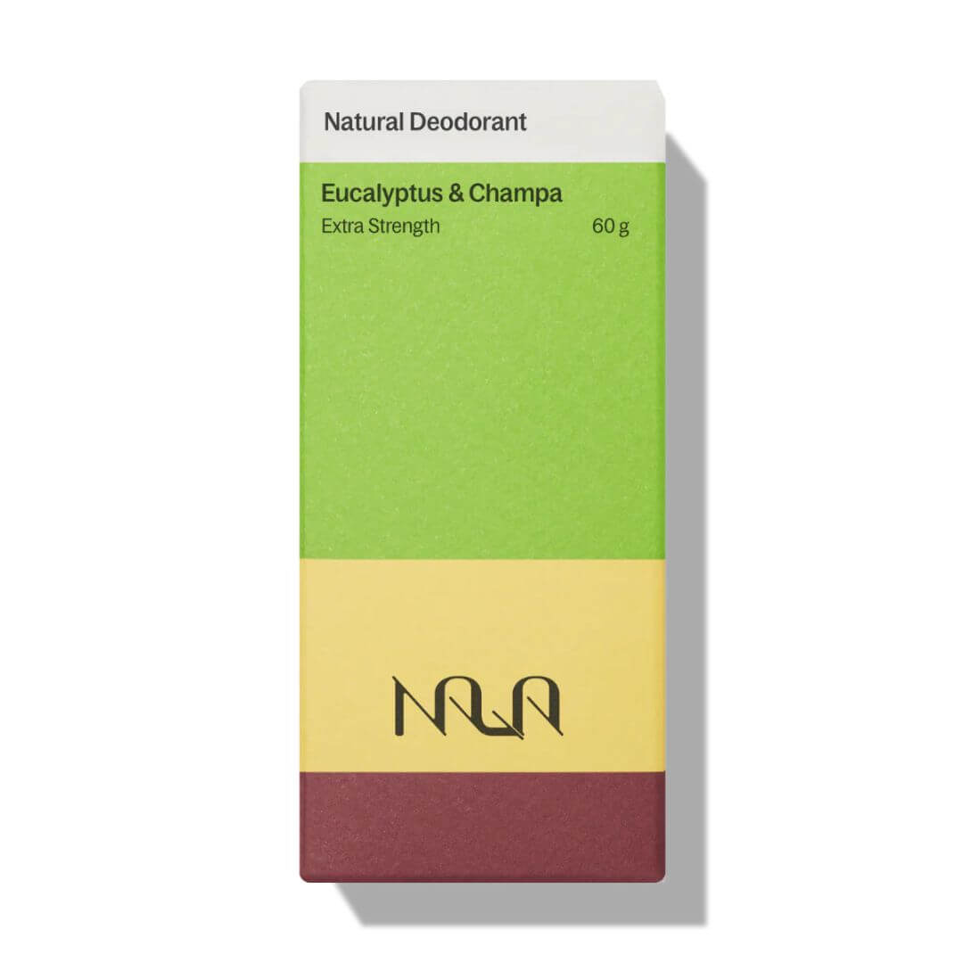 Nala natural deodorant stick eucalyptus champa