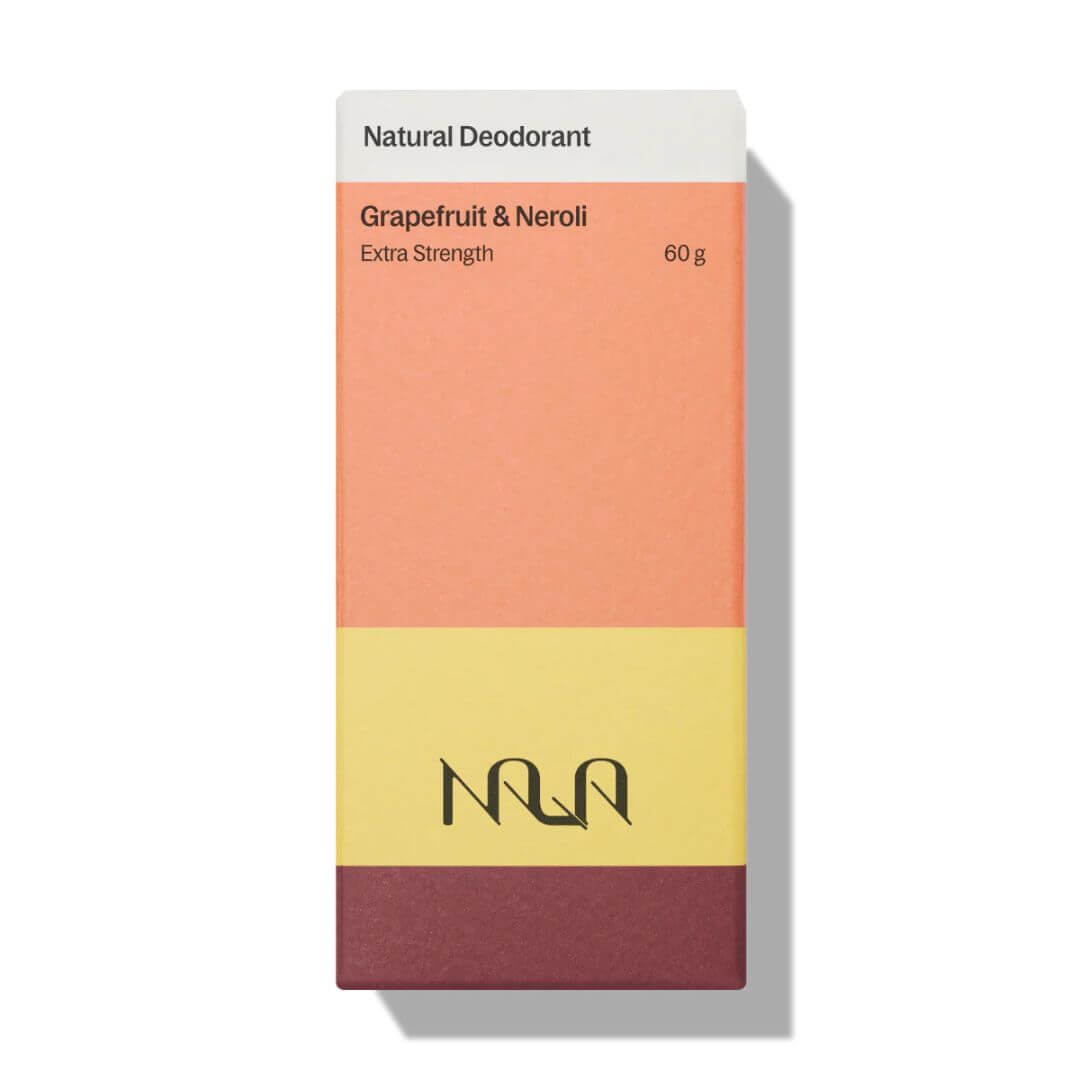 Nala extra strength deodorant stick grapefruit and neroli