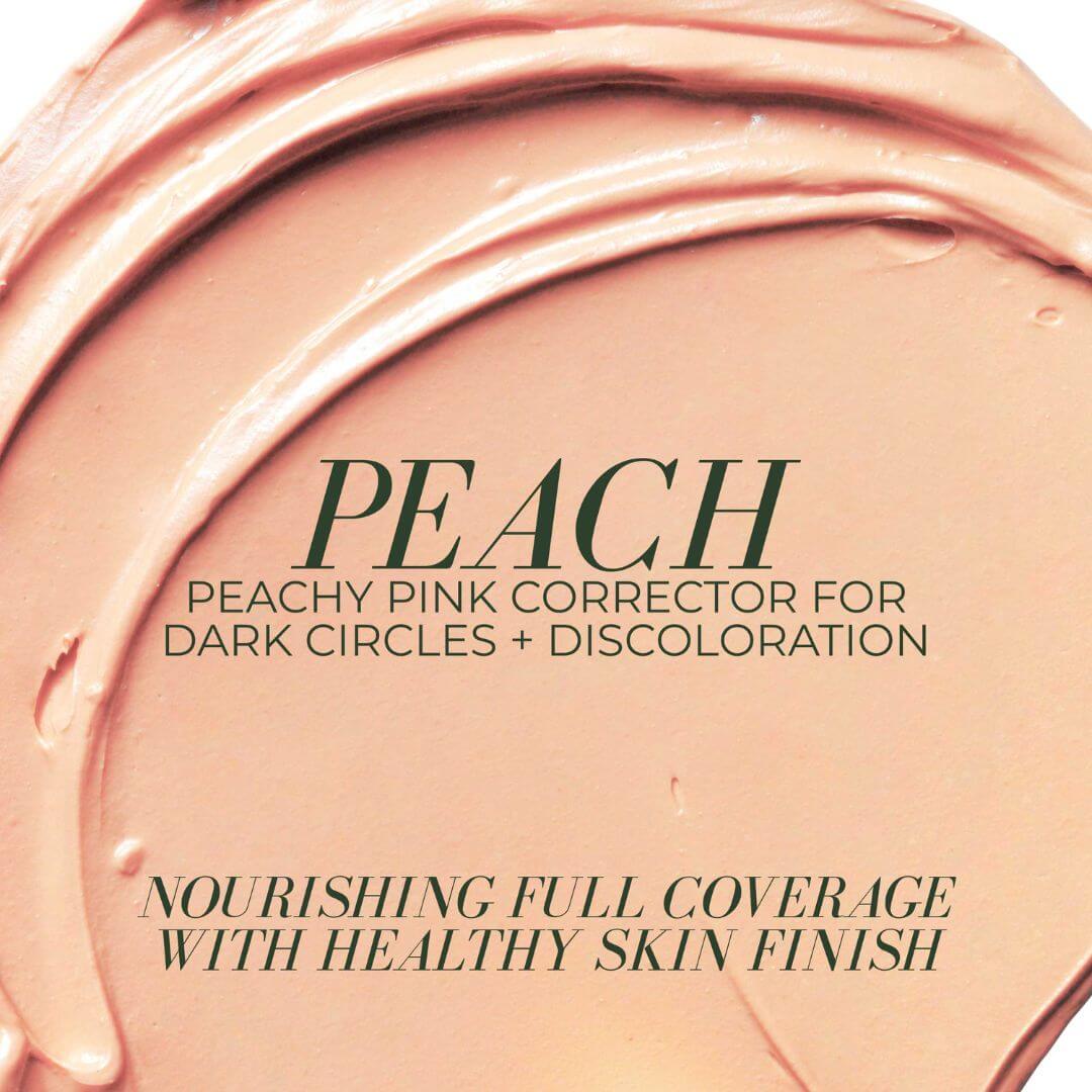 peach color corrector for dark circles
