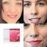 Pink lipstick on models