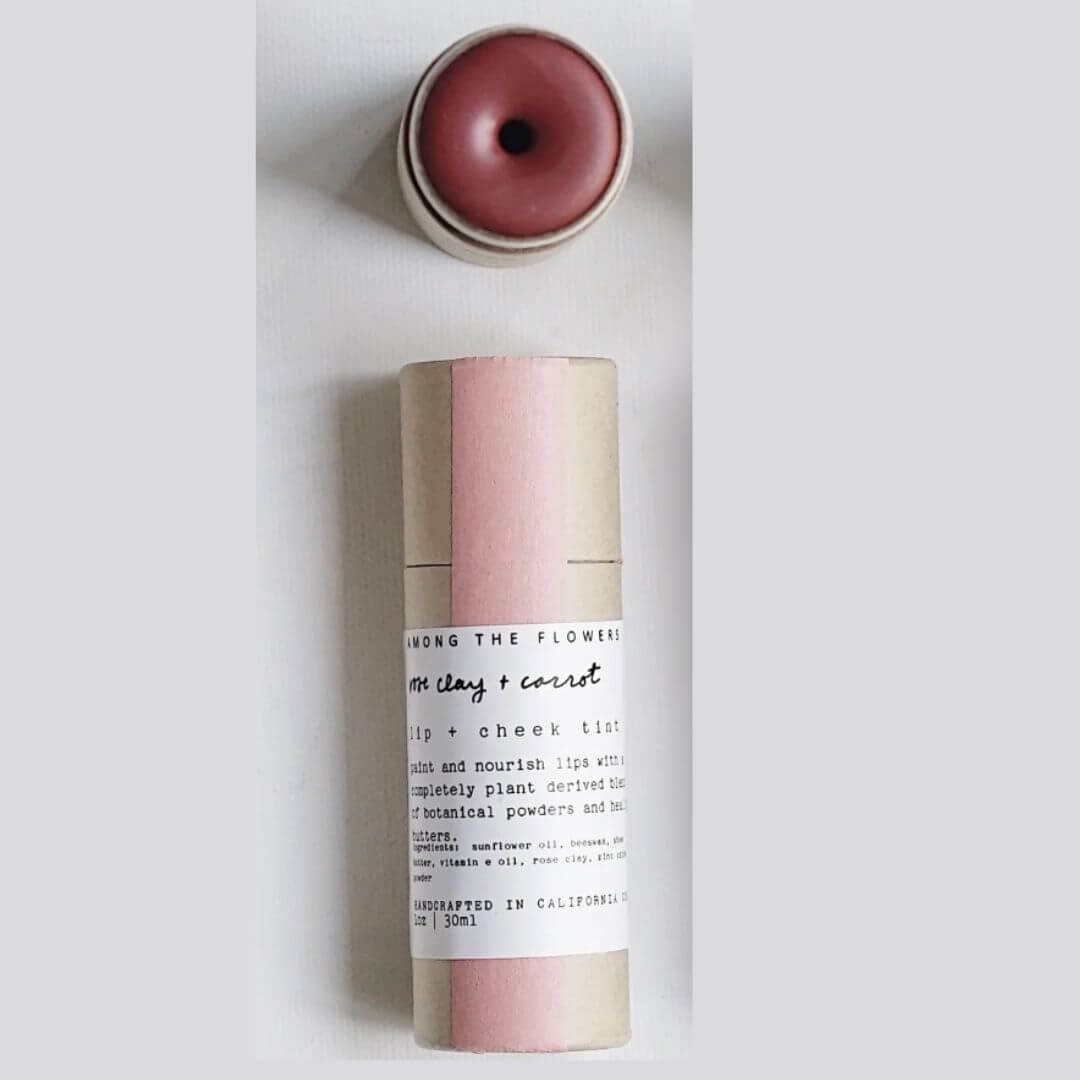 Among the Flowers Rose Clay cheek + lip tint