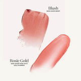 Rosie Gold blush swatch on a white background