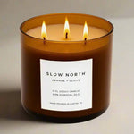 Three-wick candle by Slow North