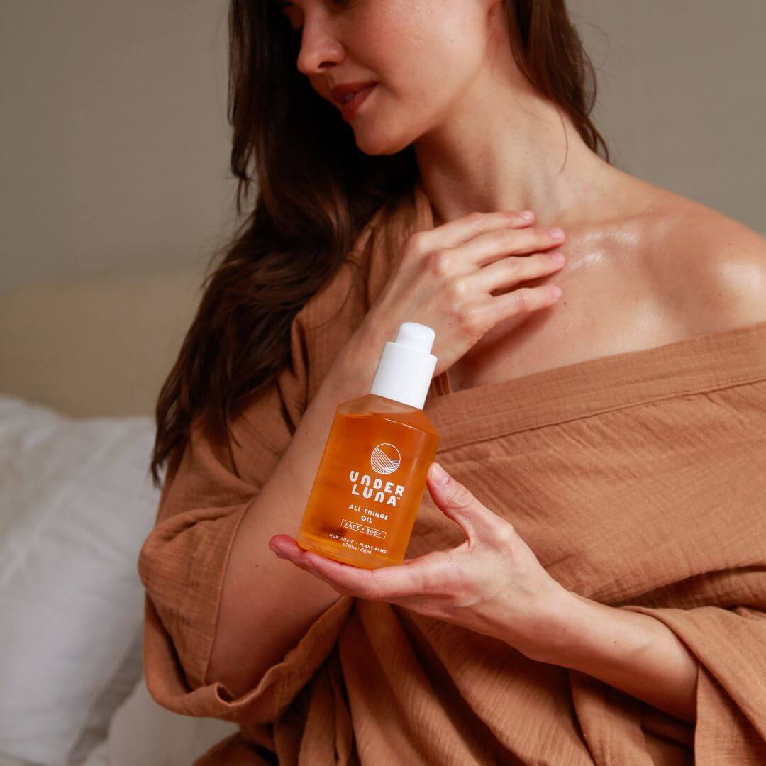 Under Luna body face oil moisturizer