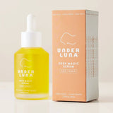 Under Luna Deep Magic Serum bottle and packaging on a light background