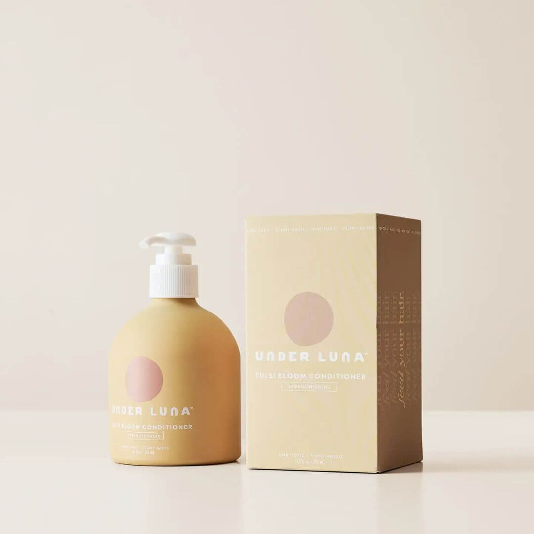 Under Luna Tulsi Bloom Conditioner for scalp care with box