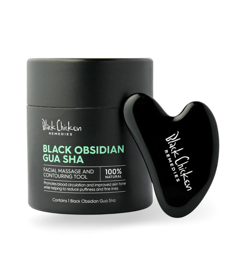 Black Chicken Remedies Black Obsidian Gua Sha