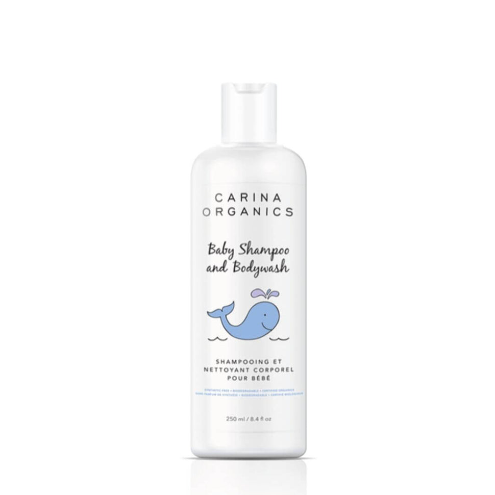 Carina Organics Baby Shampoo & Body Wash All Natural Collection