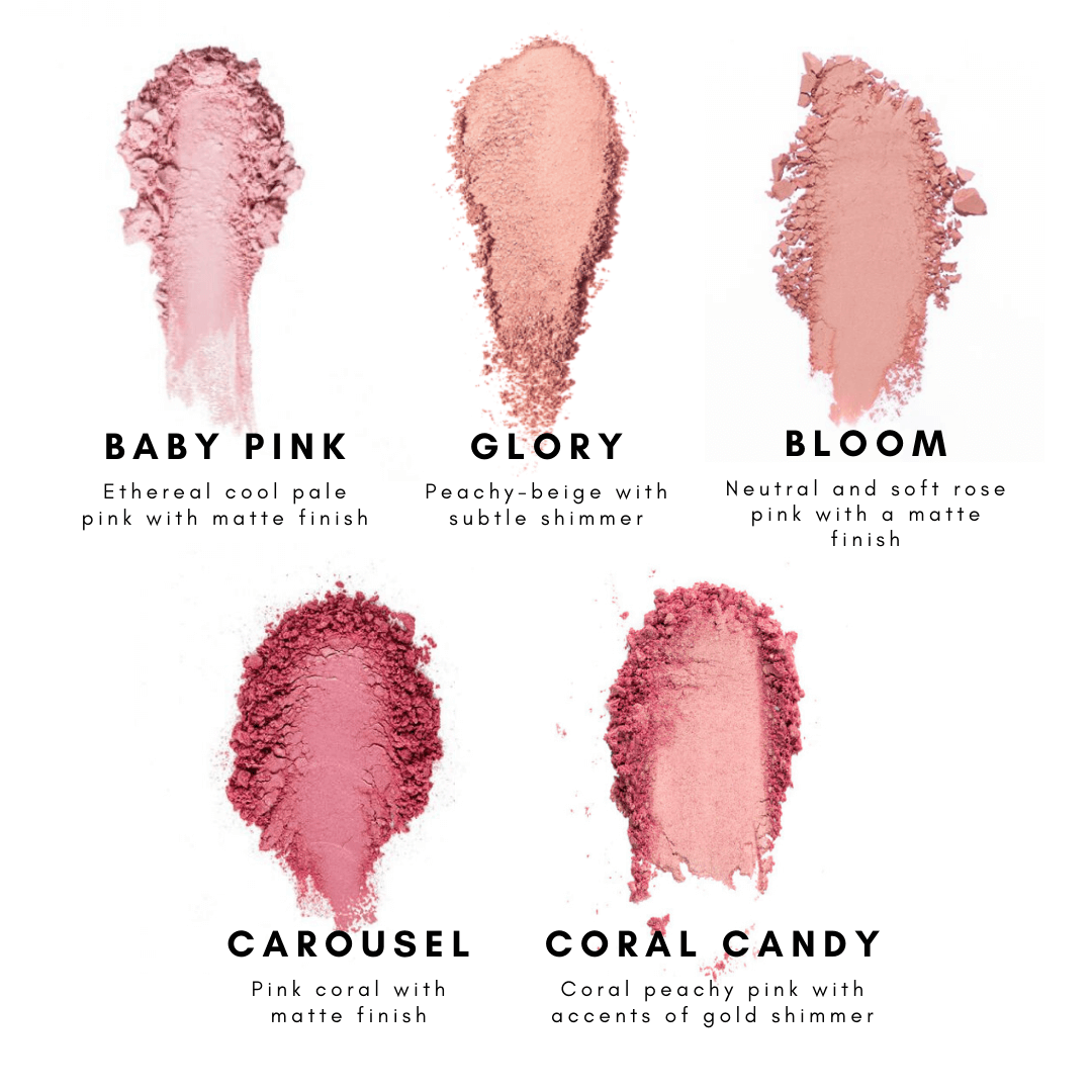 HAN Skincare Cosmetics Blush Shade Guide