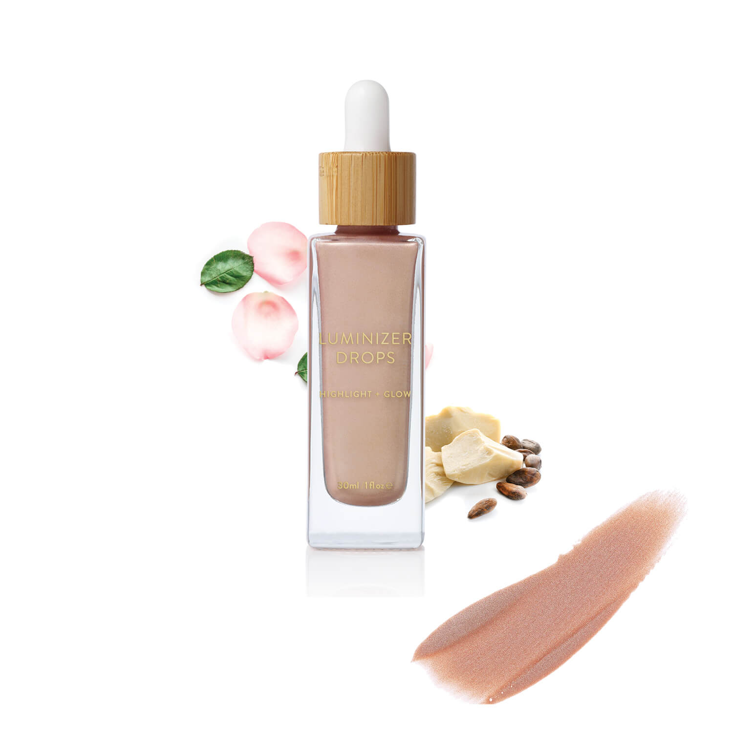 Luk Beautifood Rose Gold Liquid Highlighter Swatch